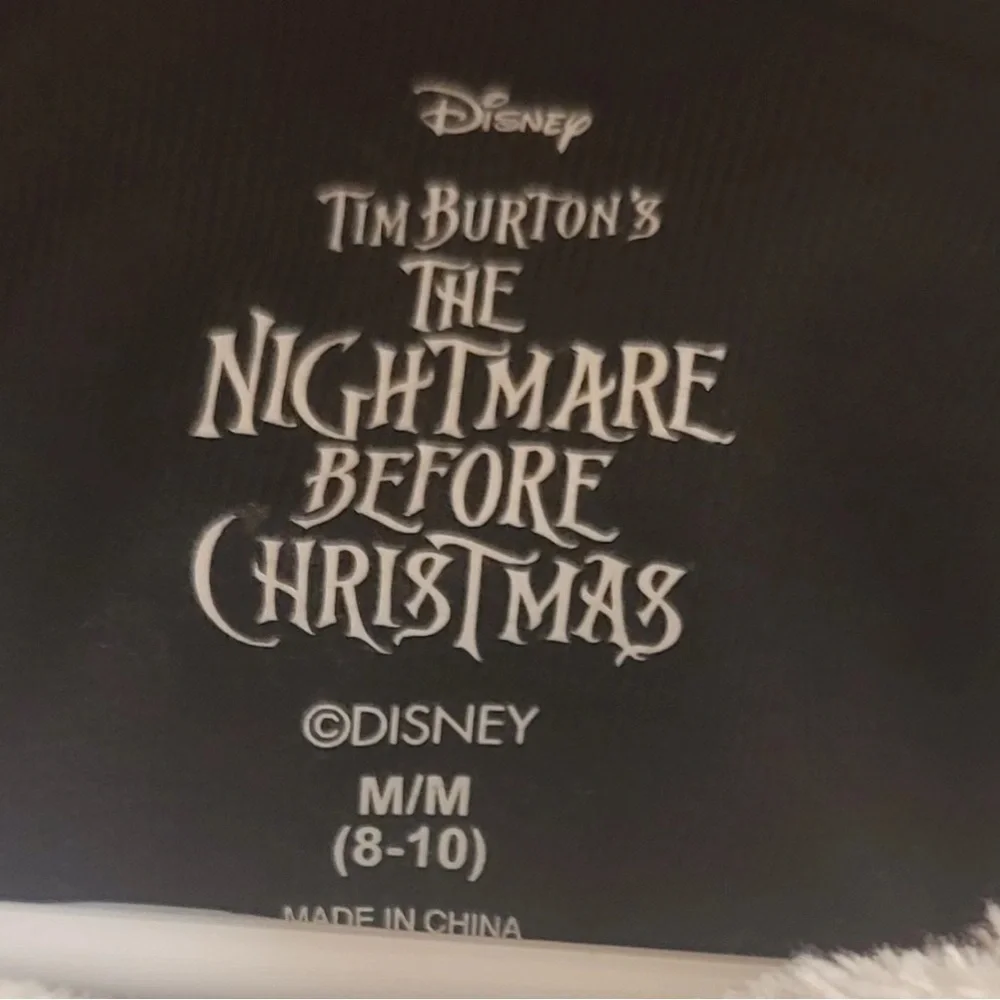 Disney Jack Skellington Nightmare before Christmas Pajama Set Socks NEW Sz 8/10 - Picture 14 of 14